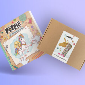 Poppie en de Eenhoornprinses magisch kinderboek met knutselpakket